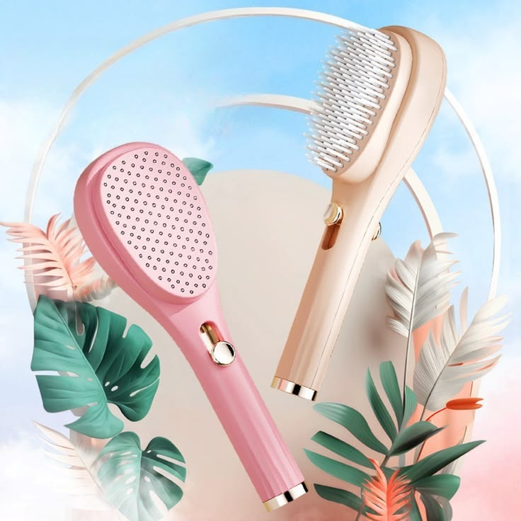 Scalp Massage Comb With Retractable Bristle.